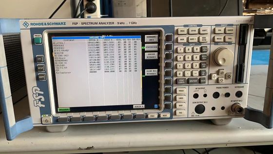 주문 로헤드 앤 슈바츠 FSP7 RF 스펙트럼 분석기 9KHz ~ 7GHz 벤치 톱 휴대용 소음 수준 -155dBm 온라인 제조