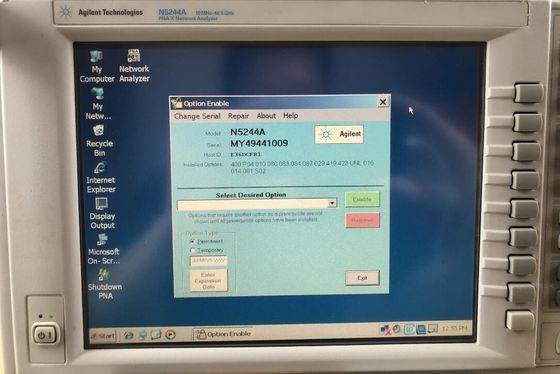 주문 사용된 고정도 벡터 네트워크 분석기 10 MHz에서 43.5 GHz 주파수 및 110 dB 동적 범위 온라인 제조