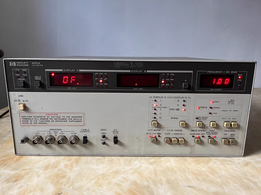 주문 Agilent 4277A LCZ 미터, 10 KHz-1 MHz 테스트 주파수, 리퍼비시 L/C-D/Q/ESR/G, Z-Q, 고속 L/C 측정 온라인 제조