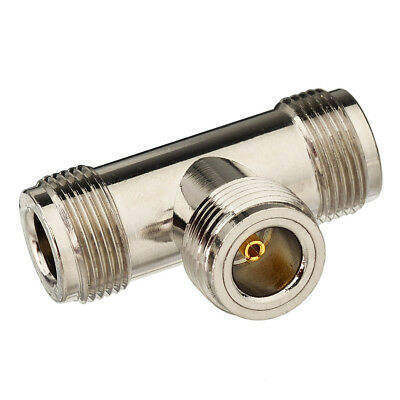 주문 N Type Tee Male Female Adapter with IP67 Waterproof Brass Housing and 50Ω Impedance for RF Applications 온라인 제조