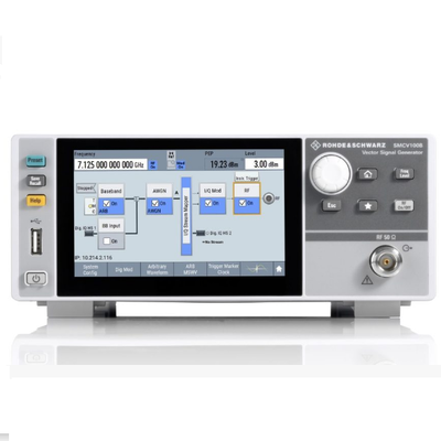 주문 4kHz에서 6GHz 범위 I/Q 변조와 5인치 터치 스크린으로 Rohde Schwarz SMCV100B 벡터 신호 생성기 온라인 제조