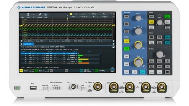 Rtm Memory 100MHz에서 1GHz RTM3000 오실로스코프, 최대 메모리 80개와 2/4채널