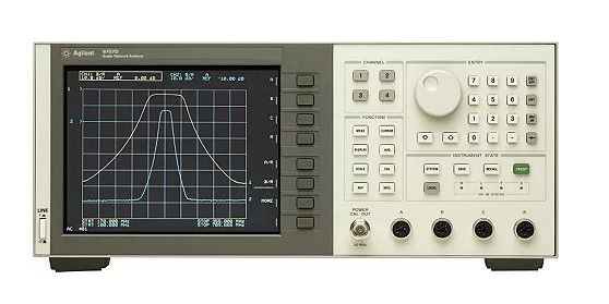칼라 디스플레이와 110GHz 스칼라 벡터 회로망 분석기 키사이트 애질런트 8757D