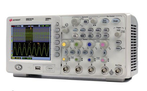 네 채널 키사이트 디지털 오실로스코프 오래가는 애질런트 DSO1014A 100 마하즈