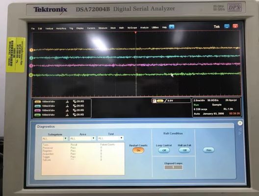 테크트로닉스 DSA72004B 오실로스코프 20 GHz 4 Ch 50 GS/S 통합 디지털 연쇄 분석기