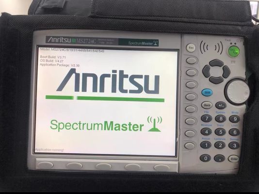 고성능 RF 측정을 위해 보정된 Anritsu MS2724C 휴대용 스펙트럼 분석기 (9 kHz ~ 20 GHz) 사용