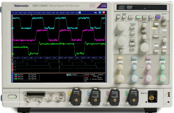중고 Tektronix MSO72004C 오실로스코프 20GHz 4 채널 100 GS/s