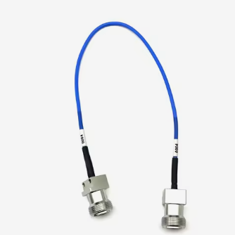Low-loss Mini DIN 4.3-10 Male Connector With IP67 Rating And Phosphor Bronze Contacts For RF Applications
